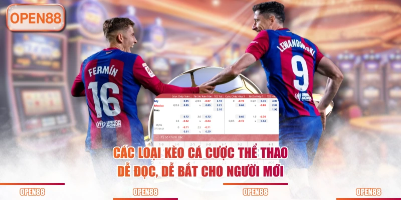 Các loại kèo cá cược thể thao dễ đọc, dễ bắt cho người mới